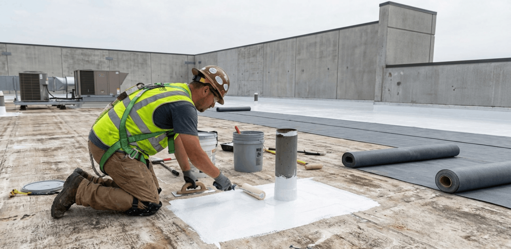 Flat Roof Repair in Carlsbad